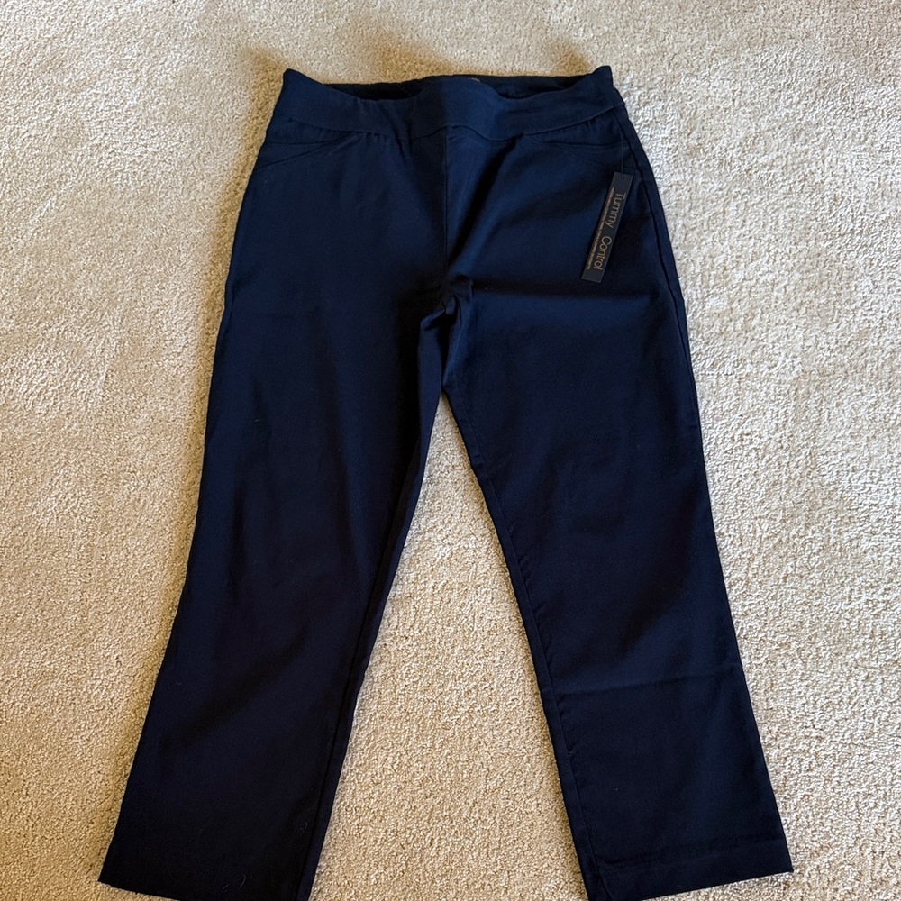 Women’s  Navy Stretch Pull-On Pants